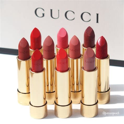 gucci baume a levres|gucci lipstick color chart.